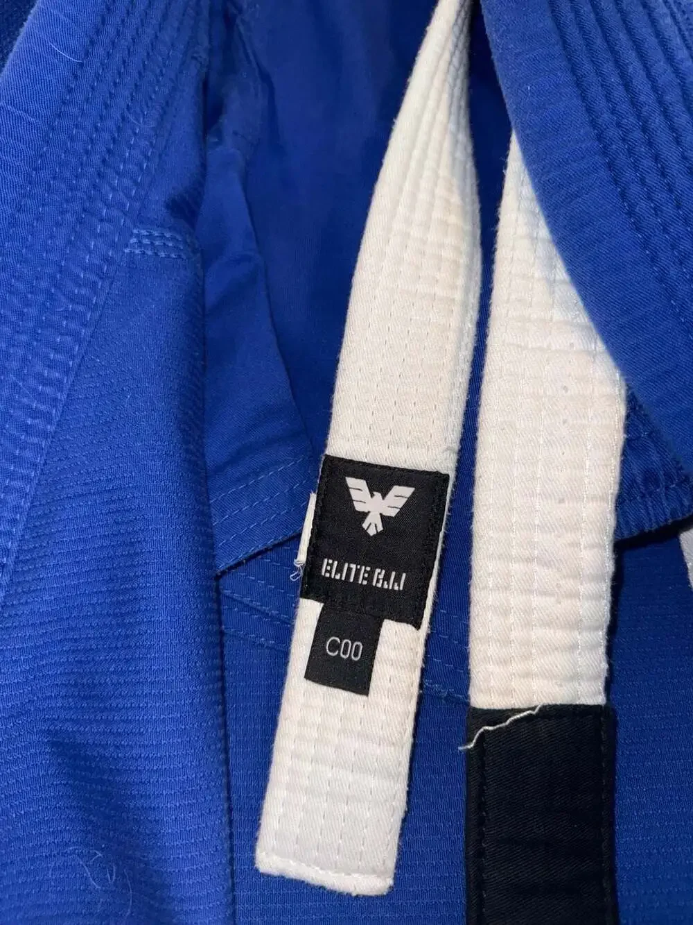 Elite BJJ Kids Lightweight Jiu Jitsu Gi Uniform with Belt (Size C00)